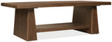 Hooker Furniture Driftwood Rectangle Medium Wood Cocktail Table