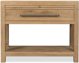 Hooker Furniture Driftwood One-Drawer Brown Nightstand with Stone