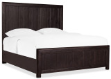Hooker Furniture Driftwood Queen Burnt Timber Panel Bed
