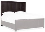 Hooker Furniture Driftwood Queen Burnt Timber Panel Bed
