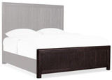 Hooker Furniture Driftwood California King Burnt Timber Panel Bed