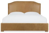 Hooker Furniture Driftwood California King Upholstered Leather Bed