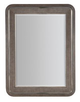 Hooker Furniture Modern Mood Dark Wood Raffia Landscape Mirror