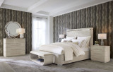 Hooker Furniture Modern Mood Light Wood Queen Panel Bed