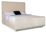 Hooker Furniture Modern Mood Light Wood King Upholstered Panel Bed