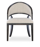 Hooker Furniture Retreat Cane Barrel Back Dark Wood Chair - 2 per ctn/price each