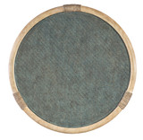 Hooker Furniture Retreat Raffia Blue Sand End Table