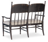 Hooker Furniture Americana Dining Dark Wood Bench