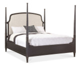 Hooker Furniture Americana Queen Upholstered Poster Bed