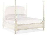 Hooker Furniture Americana California King Upholstered Poster Bed