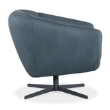Hooker Furniture Mina Swivel Chair in Buckskin Navy