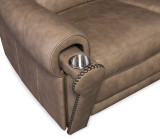 Hooker Furniture Duncan Kalahari Camel Power Sofa w/Power Headrest & Lumbar
