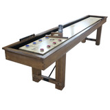 Montauk Shuffleboard Table by Playcraft – Pecan Finish, 9' & 12'