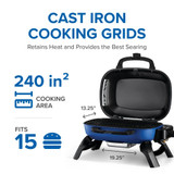 TravelQ™ 240 Portable Propane Gas Grill in Blue