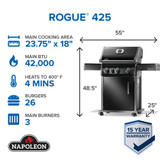 Rogue® 425 SB with Range Side Burner