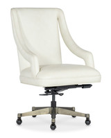 Hooker Furniture Meira Executive White Swivel Tilt Chair
