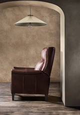 Hooker Furniture Henley Benjamin Burgundy Power Recliner with Power Headrest