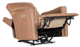 Hooker Furniture Twain Zero Gravity Fawn Power Recliner with Power Headrest and Lumbar
