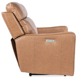 Hooker Furniture Twain Zero Gravity Fawn Power Loveseat with Power Headrest and Lumbar