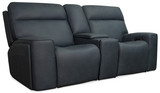Hooker Furniture Riverton Power Gliding Console Loveseat with Power Headrest and Lumbar