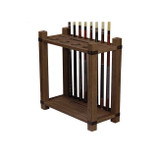 CL Bailey Viking Floor Cue Rack in Anitque Oak