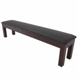 C.L. Bailey Tunbridge Storage Bench Weathered Brown, a wooden outdoor bench with a cushioned top in weathered brown finish, designed for extra storage and seating.