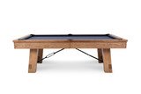 Isaac 8' Slate Pool Table in Honey Ash