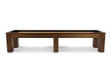 Doc & Holliday Peter Parsons Shuffleboard Table, a modern wooden shuffleboard table with a sleek design and a smooth surface for game play.