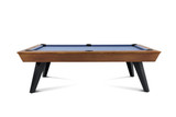 Bellano Slate Pool Table side view in Matte Brandywine by Doc & Holliday made in USA
