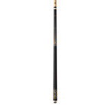 Dufferin Midnight Bocote Cross Cue with Embossed Leather Wrap
