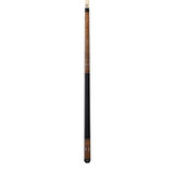 Pure X Coffee Stained Maple & Cocobolo/White Points Cue with Black Linen Wrap