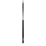 Lucasi Hybrid Matte Charcoal/Imitation Bone & Rose Gold Inlays Cue with Black Wrapless Handle