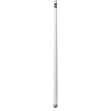 Players Dandelion White Matte Cue with Embossed Leather Wrap