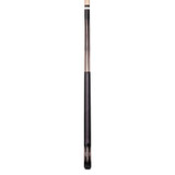 Players Black & Ivory Cue with Leatherette Wrap