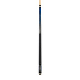 Dufferin Blue Curly Maple Cue with Black Linen Wrap