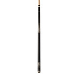 Dufferin Black & White Cue with Embossed Leather Wrap