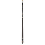 Dufferin Black & Curly Maple Cue with Black Linen Wrap