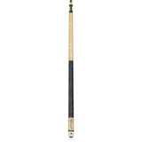 Lucasi Custom Natural Diamond Series Cue with Black/White Linen Wrap