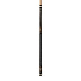 Energy By Players Grey Stained Maple Sneaky Pete Cue with Black/White Linen Wrap