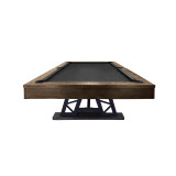 Billiards Select Blacksmith 8' Slate Pool Table with Free Shipping, wood finish and black felt playing surface.