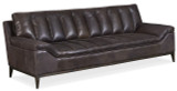 Hooker Furniture Kandor Leather Stationary Sofa