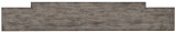 Hooker Furniture Sanctuary Four-Drawer Console, rustic wood finish console table with four drawers and decorative molding.
