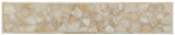 Hooker Furniture Melange Blaire Console Table, close-up of the beige and cream mosaic tiled tabletop.