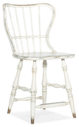Hooker Furniture Ciao Bella Spindle Back Counter Stool-White