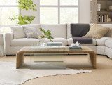 Hooker Furniture Amani Rope and Glass Cocktail Table