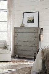 Hooker Furniture Ciao Bella Six-Drawer Chest- Speckled Gray