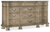 Hooker Furniture Castella Twelve Drawer Dresser
