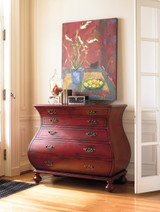 Hooker Furniture Red Bombe Chest