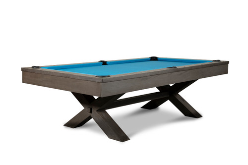 Crissy Cross Slate Pool Table with Dining Top Option | Free Shipping USA | Sawyer Twain USA