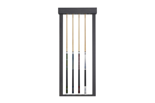 Doc & Holliday Natural Wall Cue Rack, wall-mounted cue stick display rack for billiards and pool cues.